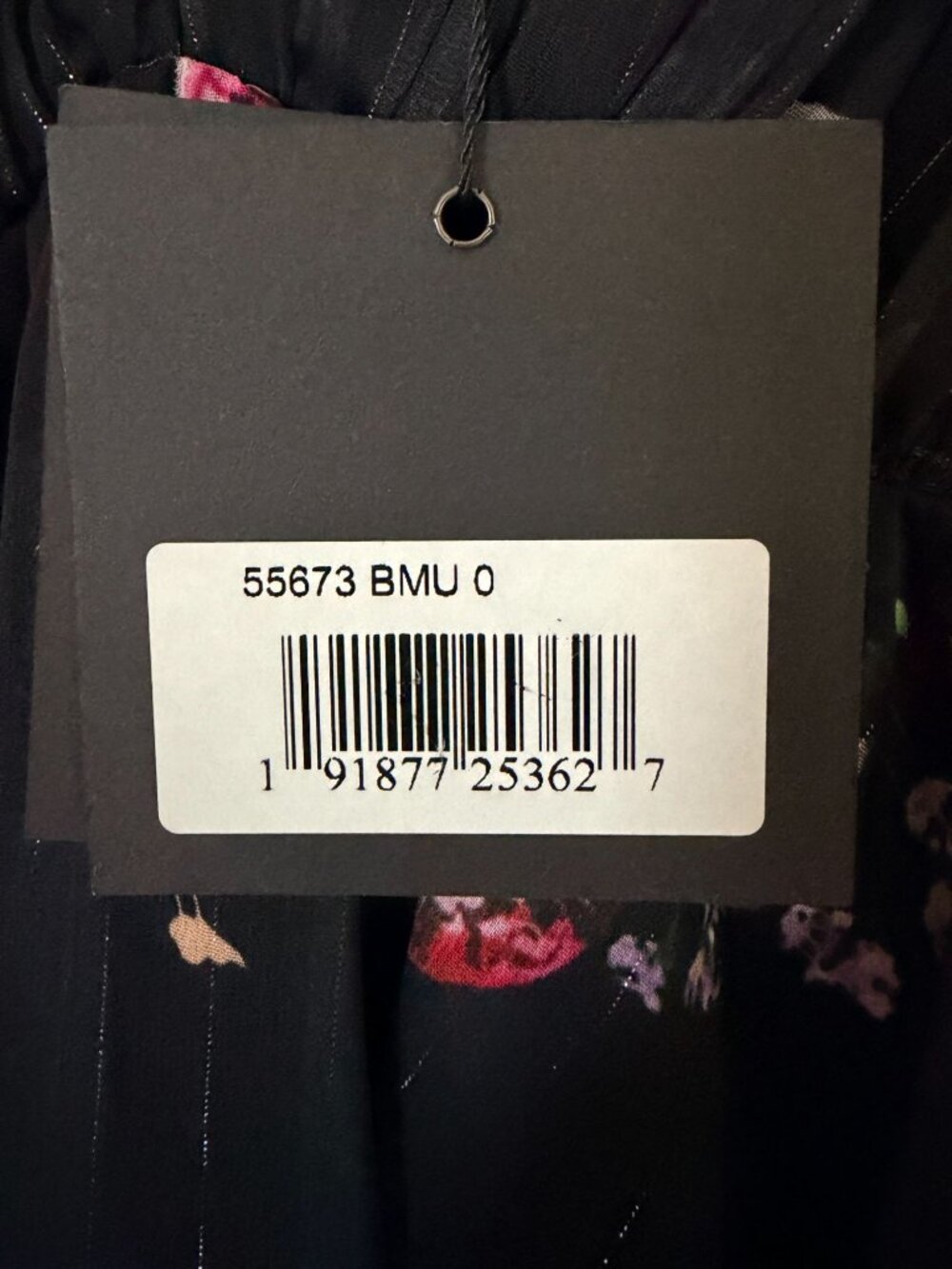 NWT IEENA Mac Duggal Tiered Ruffle Floral V Neck Mini Dress Size 0 - Picture 7 of 10